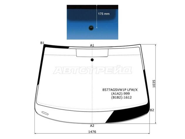 Лобовое стекло VW Touran в Уфе, лобовое стекло VW Touran Уфа